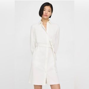 NWT Theory Tie-Waist Shirt Dress